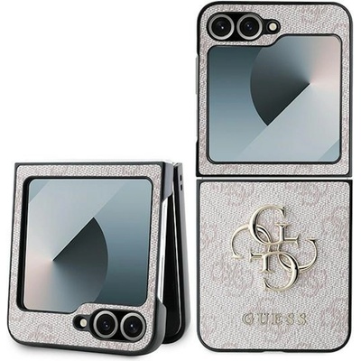 GUESS Гръб Guess PU 4G Metal Logo Case за Samsung Galaxy Z Flip 6 - Розов