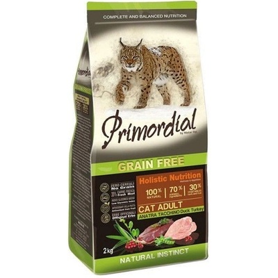 Primordial PGF Cat Adult Duck & Turkey 2 kg