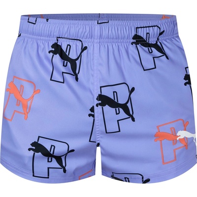PUMA Бански гащета Puma Men's Logo Swim Shorts - Elektro Combo