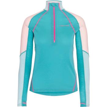 Kari Traa Дамско синтетично термобельо Kari Traa Women's Alma Half Zip Longsleeve - Blue Lagoon (916-4111-0313)