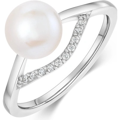 Sofia stříbrný prsten s perlou a zirkony AEAR8399Z,WFM/R