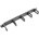 Lanberg Кабелен органайзер Lanberg AK-1202-B, 19", 1U, черен (AK-1202-B)