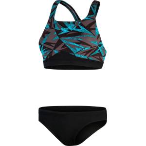 Speedo Бански костюм Speedo Women's Two Piece Swimsuit - Black/Blue