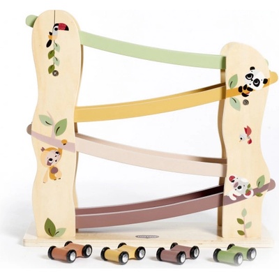 Tiny Love Závodní dráha dřevěná Boho Chic