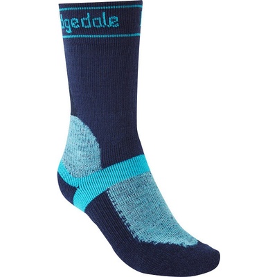 Bridgedale MTB Winter Weight T2 Merino Sport Boot Women's dámske zimní cyklistické ponožky Navy/Light Blue