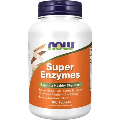 NOW Super Enzymes, 180 таблетки, Now