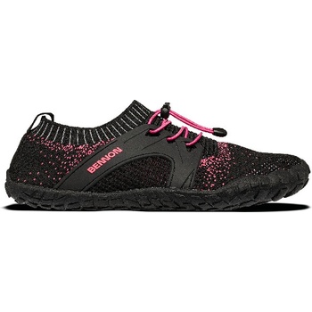 Bennon Bosky pink Barefoot voľnočasová obuv, čierna/čierna/ružová čierna/ružová