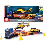 Dickie Toys Dickie: Комплект играчки за камион с медицински хеликоптер - със светлина и звук (203717005)
