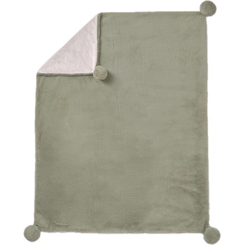 Mayoral Детско одеяло Mayoral - С помпони, зелено (15-09955-056-1)