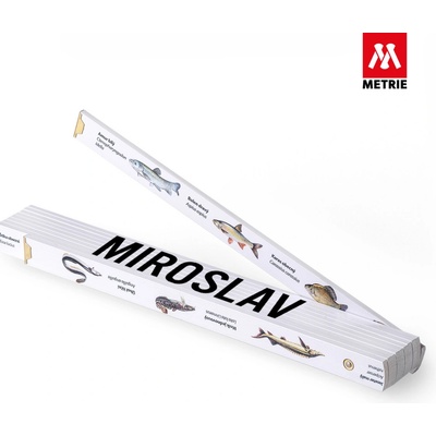METRIE skládací dvoumetr se jménem Miroslav
