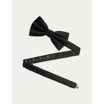 Marks & Spencer Папионка от чиста коприна Marks & Spencer черна Marks & Spencer | Cheren | МЪЖЕ | 1SIZE