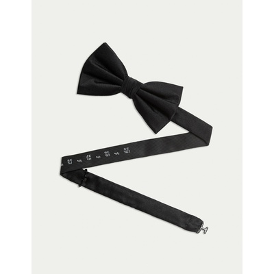 Marks & Spencer Папионка от чиста коприна Marks & Spencer черна Marks & Spencer | Cheren | МЪЖЕ | ЕДИН РАЗМЕР