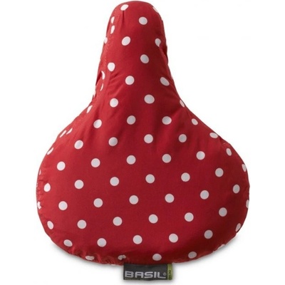 potah na Basil Rosa-Saddle Cover červený puntík