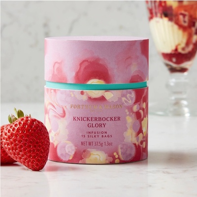 FORTNUM & MASON ovocný čaj KNICKERBOCKER GLORY 15 hedvábných pyramid