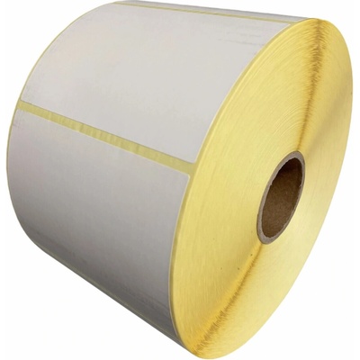 32 00301/1 - Termo Etiketa 100 mm x 70 mm, Thermo eco, Biela, Dutinka 25 mm, 250 ks/kotúč, Odlepiteľné lepidlo