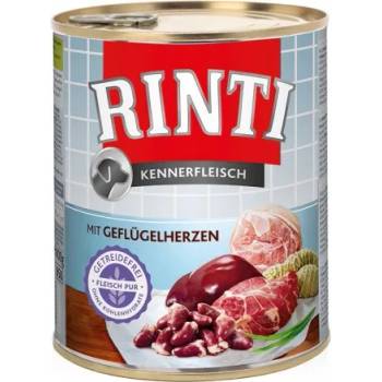 Image 1 of RINTI Kennerfleisch Adult - консерва за кучета със сърца от домашни птици - 800 гр - Германия