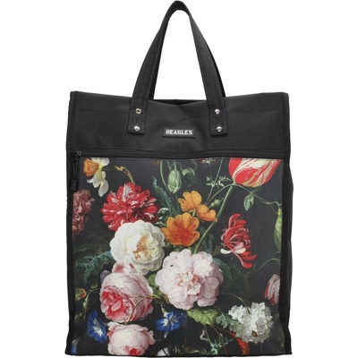 Beagles Shop & Go nákupní taška Flower 25L - černá
