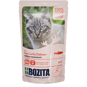 Bozita Парчета в сос със сьомга (пакетче) 85 г