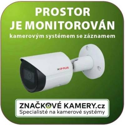 CP-PR-165 Samolepka "Prostor monitorován" (Samolepka "Prostor monitorován")