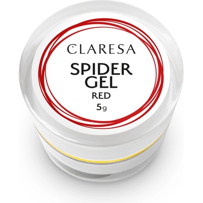 Claresa Spider LED UV gél červený 5 ml