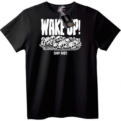 NOONEBRAND Тениска Събуди се! Черепи Chop Suey - 2XL, Black