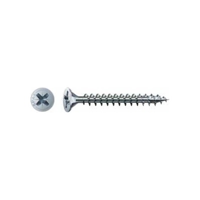 SPAX Wood insert galvanized white (200) 4.0*40mm wirox mini