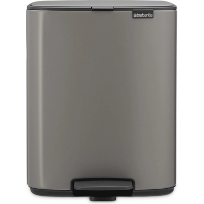 Brabantia Кош за смет Brabantia Bo Pedal 12L, Platinum