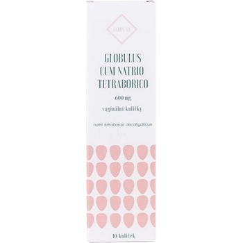 GLOBULUS CUM NATRIO TETRABORICO VAG 600MG VAG GLB 10