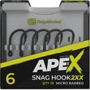 RidgeMonkey Ape-X Snag Hook 2XX Barbed vel.2 10 ks