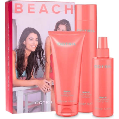 Cotril Beach šampon 300 ml + maska 200 ml + mléko ve spreji 150 ml kosmetická sada