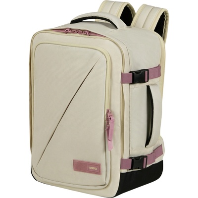 American Tourister TAKE2CABIN Batoh Béžová Coconut Sand/Galactic Mauve 26.5 l – Zboží Dáma