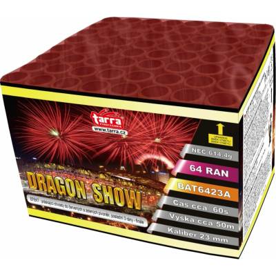 Ohňostroj Baterie výmetnic DRAGON SHOW 64 ran 6 1 BAT6423A