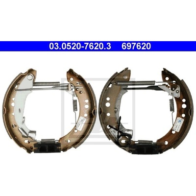 Sada brzdových čelistí ATE 03.0520-7620.3 – Zboží Mobilmania