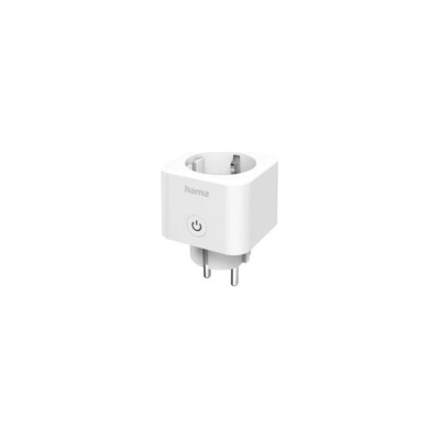 Hama Смарт мини WiFi контакт 3680W, 16A с прил. за измерване на ен. консумация (HAMA-176654)