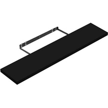 Regalux Nástenná polica XL4 24 x 118 x 3,8 cm čierna 65152