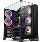 ALLRIGS Геймърски компютър ALLRIGS Orvex Elite - RTX 5070 Ti 16GB, AMD Ryzen 7 9800X3D, 64GB DDR5, 4TB NVMe, 1000W, водно охлаждане, WiFi (AR-ORVEX-5070TI-64-4T-WIFI)