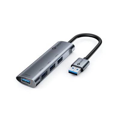 C-TECH HUB USB, UHB-U3-AL, 4x USB 3.2 Gen 1, hliníkové tělo (UHB-U3-AL)