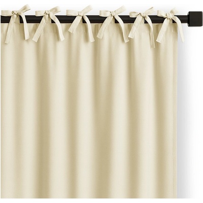 Restilo Dimout перде в цвят слонова кост 140x250 cm Carli Tie - Restilo (120041623)