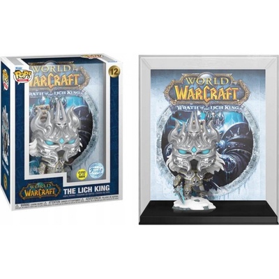 Funko Pop! 12 Game Cover World of Warcraft Lich King Glow Special Edition