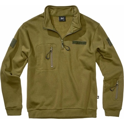 Brandit Tactical Sweat Troyer olivová