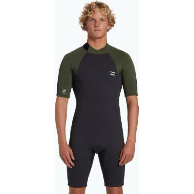 Pánský Billabong 2mm Foil Back Zip Spring moss