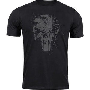 DRAGOWA Тениска с къс ръкав Frank The Punisher, черна, 160 г/м2 (11281)