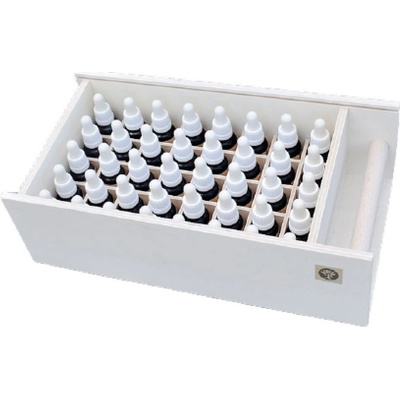 Energie rostlin Bachové esencie Kompletná sada v drevenom boxe 40 ks