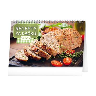 NOTIQUE Stolový Recepty za kačku 23,1 x 14,5 cm 2025