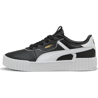 Puma dámska voľnočasová obuv CARINA 3.0 LUXE čierna biela zlatá