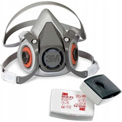 3M Polomaska 6300 lakovacia 6100 6200 6300 s filtrami 6035