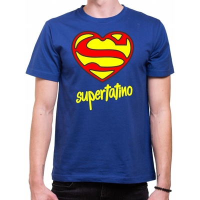 Fajntričko tričko Supertatino kráľovská modrá