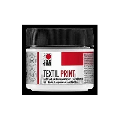 Marabu textilní barva na sítotisk a linoryt/bílá 100 ml – Sleviste.cz