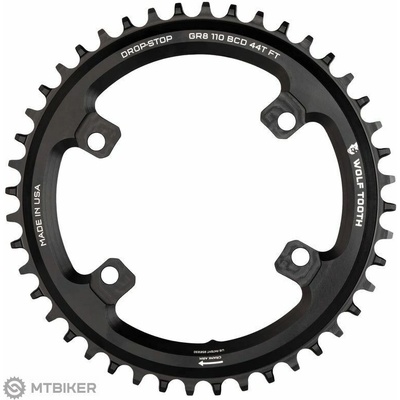 Wolf Tooth 110 BCD 4-Bolt prevodník pre Shimano GRX, 38T