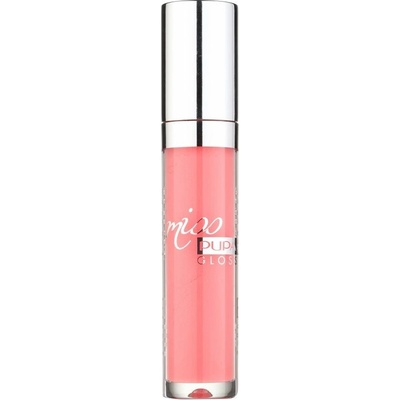PUPA Milano Třpytivý lesk na rty Miss Pupa Gloss Ultra Shine Gloss Instant Volume Efect 202 Frosted Apricot 5 ml